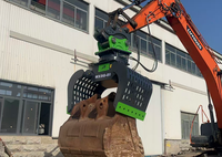 Grappin de tri hydraulique pour excavatrice de 20 tonnes, rotation à 360 degrés, accessoire de démolition