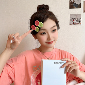 กิ๊บติดผมอะคริลิกรูปทรงกลมน่ารัก สีลูกกวาดมาการอง สำหรับเด็กผู้หญิง - Product Image 3