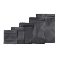 Emballage de sac en mylar de taille personnalisée pochette sur pied à l'épreuve des enfants avec fenêtre transparente en plastique alimentaire PE jetable à fermeture éclair en feuille d'aluminium