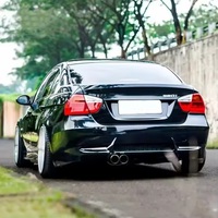 Kit Bumper Depan Belakang Mobil Pabrik E90 E92 E93 Upgrade Gaya M3 Body Kit Mobil untuk BMW Seri 3 E90 E92 E93 2005-2012