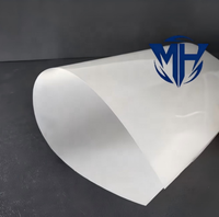 Rouleau de feuille de plastique PE polyéthylène givré mat, taille personnalisée, film PE translucide pour l'impression d'emballages
