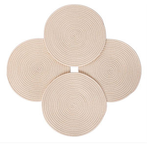 ที่รองจานพู่ทรงกลมหรูหราผ้าลูกไม้ทำมือกันน้ำสไตล์สก๊อตสำหรับงานแต่งงานขายดี - Product Image 4