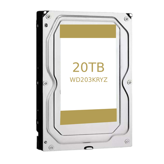 20TB 3.5" SATA III 7200RPM 512MB Cache HelioSeal OptiNAND Enterprise HDD WD201KRYZ WD203KRYZ