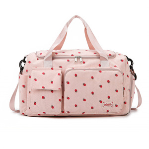 Bolsa de Viaje Portátil Impermeable de Material PU, Linda y Moderna, con Compartimento Separado para Zapatos, Diseño para Maternidad y Hospital, de Capacidad Media - Product Image 1