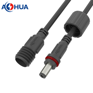 Großhandels preis 300mm 20 AWG 4A <span class=keywords><strong>DC</strong></span> 5, 5 2,1mm Stecker Buchse <span class=keywords><strong>DC</strong></span> Jacke Wasserdichter Stecker für LED-Beleuchtung - Product Image 2