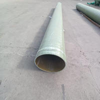 Tuyau GRP anti-fuite de qualité supérieure pour usine chimique, pipeline d'alimentation chimique, paroi intérieure lisse, faible résistance au débit