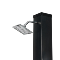 Offre Spéciale Carré Noir 9.3 Gal. Douche solaire extérieure pour jardin, côté piscine pour la plage