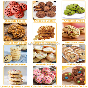 Bakenati hoàn toàn tự động sô cô la Chip Cookie làm cho máy Biscuit encrusting máy dây chuyền sản xuất - Product Image 2