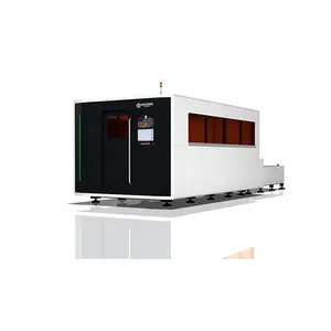 good selling used plate and tube fiber laser cutting machine fiber laser cutting machine with exchange table