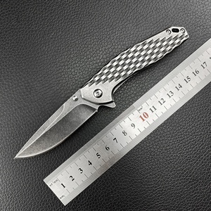 มีดพับ Ker shaw 1353 มีดพับเหล็กทั้งหมดสำหรับพกพา ใช้กลางแจ้ง EDC ตั้งแคมป์ เอาตัวรอด ล่าสัตว์ OEM - Product Image 6