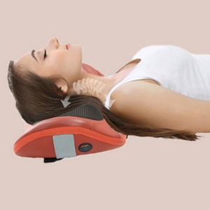 Almohada de Masaje Shiatsu Térmica Portátil de Última Generación con Función de Calor, Vibración y Temporizador para Relajación del Cuello y la Cabeza para Uso Doméstico - Product Image 4