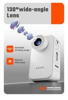 Kamera Olahraga Mini Portabel Anti-goyang dengan Layar HD, Ringkas untuk Aktivitas Luar Ruangan, Hiking, Bersepeda, dan Hewan Peliharaan