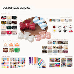 批发精美花朵发夹 夏威夷发夹 发夹套装 高级优雅大号发夹 定制 - Product Image 5