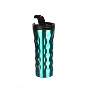 500ml 17oz bonita barata de doble pared taza de acero inoxidable Color Natural tazas de café juegos para la venta - Product Image 6
