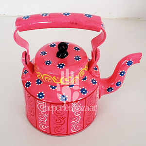 Handpainted Stainless Steel Handle Aluminum Alloy <b>Kettle</b> Glass Cover for Gas <b>Induction</b> Cookers Eco-Friendly Lightweight Design - Product Image 6