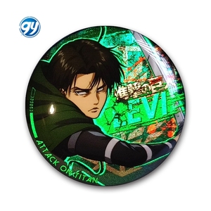 <span class=keywords><strong>Attack</strong></span> <span class=keywords><strong>on</strong></span> <span class=keywords><strong>Titan</strong></span> reflectante doble Flash insignia Levi <span class=keywords><strong>Armin</strong></span> Anime mercancía Pin broche llavero regalo para fanáticos de la acción - Product Image 5