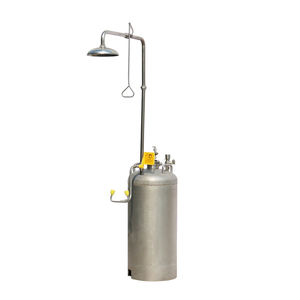 अनुकूलित मोबाइल जल भंडारण टैंक 80l पोर्टेबल आई वॉश संयोजन सुरक्षा आपातकालीन शॉवर आईवॉश स्टेशन - Product Image 3