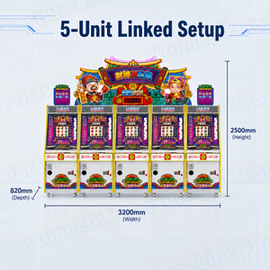 Machine de jeu en cabinet à <span class=keywords><strong>prix</strong></span> d'usine pour centres de divertissement familial (FEC) avec fonction de jeu multi-joueurs connectable, utilisant une machine à pousse-pièces et des machines d'arcade - Product Image 3