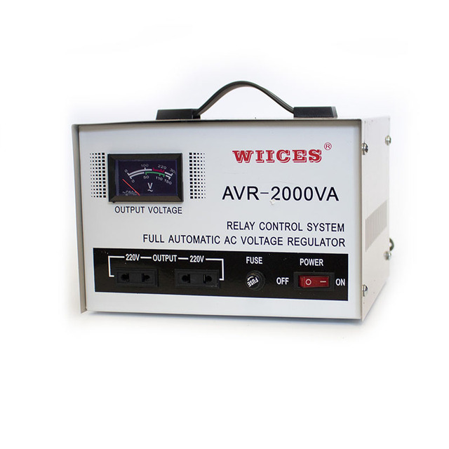 2000va Automatic Ac220V Voltage Regulators Stabilizers 230v Single Phase Stabilizer for Tv