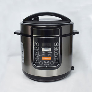 Cuisinière électrique multifonctionnelle <span class=keywords><strong>6</strong></span> quarts en acier inoxydable, pot instantané antiadhésif, cuiseur à riz, yaourtière, <span class=keywords><strong>mijoteuse</strong></span> - Product Image 2