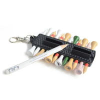 Support de rangement personnalisé pour 12 t-shirts de golf, marqueur de balle en plastique, outil pour le gazon de golf, mini-set de crayons, accessoires de golf