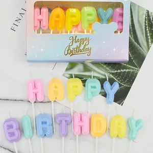 Birthday Birthday Candles Wholesale Made Party Roman Magic Colored Dancing Ashion Custom Letter Happy Birthday Candles Fireworks For Cake Decoration
