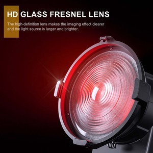 Holofote de Teatro LED de Alta Potência SHEHDS 250w 350w com Lente <span class=keywords><strong>Fresnel</strong></span> de Vidro HD para Iluminação de Palco com Zoom - Product Image 5
