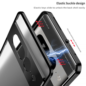 Funda de marco de parachoques de Metal magnético a presión elástica para Google <span class=keywords><strong>Pixel</strong></span> 10 9 Pro XL 8A 8 9 Pro <span class=keywords><strong>7</strong></span> 7A funda protectora de lente de PC esmerilada - Product Image 2
