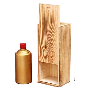 Handmade hộp gỗ cổ với nắp trượt tùy chỉnh Retro lưu trữ máy tính để bàn cho nến thủ công khung ảnh Stickers-Sỉ - Product Image 2