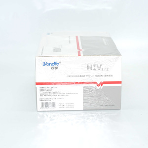 Kit de détection d'anticorps HIV1/2 Wondfo, méthode à l'or colloïdal, sang total, adultes, kit de test diagnostique - Product Image 3