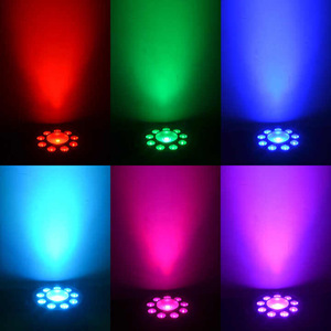 Meilleures ventes : 10 projecteurs LED PAR RGB 3-en-1 avec contrôle DMX512, indice <span class=keywords><strong>de</strong></span> protection IP33, pour discothèques et soirées à domicile - Product Image 4