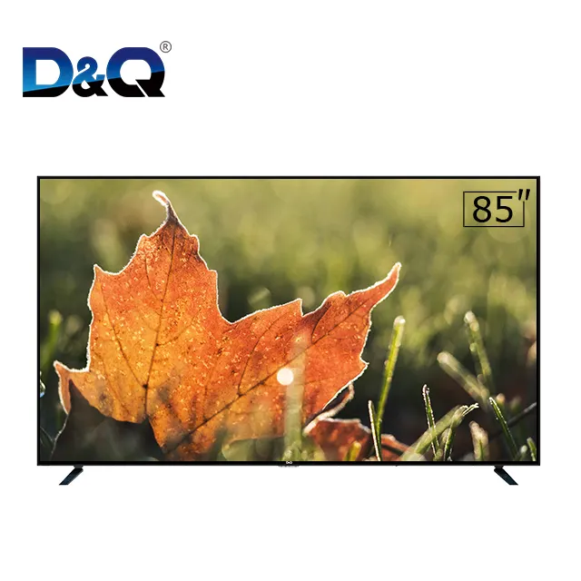 85 pouces DQ UHD smart tv 4k anti-déflagrant/android tv YouTube jouer NET---FLIX télévision nouveau produit DLED sauver energe