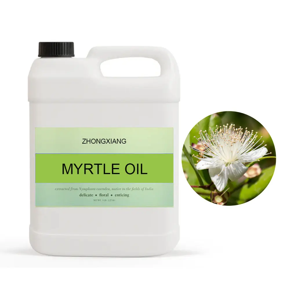 Fabricant d'huiles d'aromathérapie naturelles en vrac Vente en gros Huile de myrte biologique 100% pure pour diffuseurs Peau Sommeil | Qualité thérapeutique