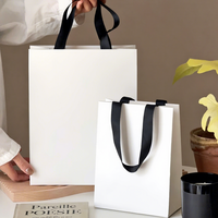 Sac d'emballage cadeau style Instagram, pochette en cuir véritable pour bijoux et souvenirs ; Logos publicitaires personnalisables