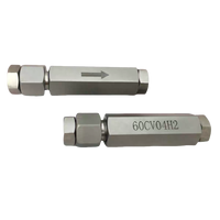 Acier inoxydable haute pression 10000PSI 15000psi 20000PSI 30000psi 60000PSI 100Mpa filetage femelle sans retour clapet anti-retour vente en gros