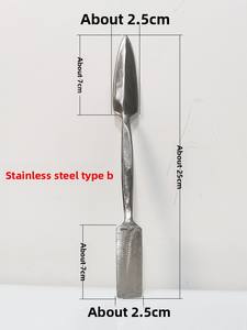 Cuchillo de Escultura y Herramientas de Modelado de Arcilla y Cerámica de Acero Inoxidable 304 Forjado a Mano, Estilo <span class=keywords><strong>Italiano</strong></span> - Product Image 6