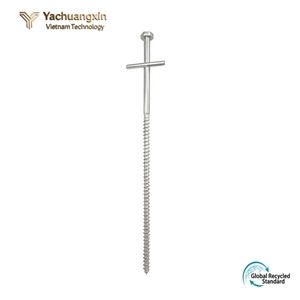 Anclaje de Tierra de Alta Calidad, 250 mm, Acero Inoxidable, para Tiendas de Campaña, Uso en Exteriores, 8 mm de Grosor, Duradero para Todas las Estaciones - Product Image 2