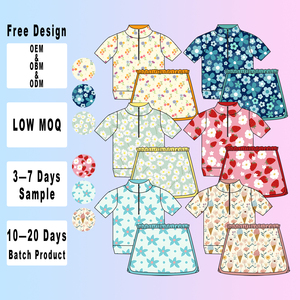 Set di <span class=keywords><strong>Abbigliamento</strong></span> per Bambine a Prezzo di Fabbrica, Maglietta Polo con Zip e Gonna con Volant, Stampa Fragola e <span class=keywords><strong>Margherita</strong></span>, <span class=keywords><strong>Abbigliamento</strong></span> Sportivo per Bambini - Product Image 1