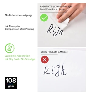 Phun Máy in laser Sticker giấy không thấm nước A4 tự dính nhãn giấy 108gsm Matte Trắng - Product Image 3