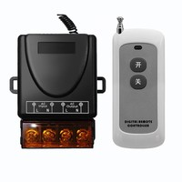 Kit d'interrupteurs et récepteurs d'éclairage sans fil 30A 220V Commutateurs de télécommande ralay pour moteur de lampe Ventilateur de plafonnier Éclairage extérieur