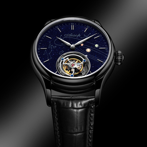 OEM Custom Starry Sky Tourbillon <b>Watch</b>, Stainless Steel <b>Case</b>, Business Style Men's Mechanical Wristwatch - Product Image 5