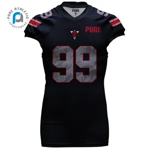 Pure Good Quality Adult Team Wear Football Uniform Custom 3D Design Quick Dry American Football Uniform suppliers in china