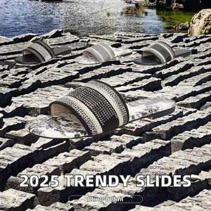 Nouvelles sandales pour femme 2026, design logo, grandes marques, tongs de plage à bout ouvert avec semelle intérieure en caoutchouc, pantoufles de créateur très vendues pour femme - Product Image 2