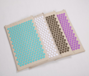 Cama de acupuntura La fibra de <span class=keywords><strong>coco</strong></span> estimula la circulación sanguínea y libera la tensión Lino y algodón Estera de yoga - Product Image 6