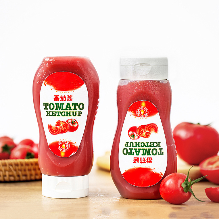 Новый шаблон BPA free 330ml 10OZ Сожмите соус бутылки заполненный горячий кетчуп барбекю перечный соус меда пластиковых бутылок