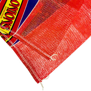 large size bright color heavy duty pp tubular onion leno mesh <b>bag</b> for 60 kg potatoes <b>packing</b> - Product Image 4