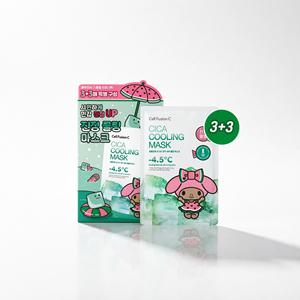 Masque Rafraîchissant Cell Fusion C Cica 3+3 Pièces Pour Tous Types de Peau Soin Quotidien - Product Image 1
