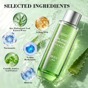 Tonique Apaisant OEM à l'Aloe PDRN Marque Blanche : Apaise les Rougeurs, Hydrate, Répare, Contrôle le Sébum, Resserre les Pores, Stabilise et Fortifie - Product Image 2