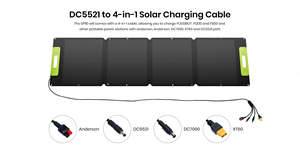 Panel Solar Plegable Fossibot SP110 Peak Shaving de 110W, Portátil, Flexible, para Uso en Exteriores y en el Hogar, con Energía Solar - Product Image 2