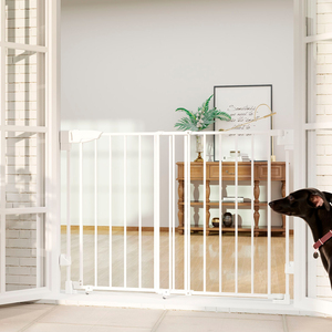 Cancelletto di Sicurezza Regolabile in ABS/PVC di Grandi Dimensioni per Bambini e Cani, Ideale per Scale e Porte di Casa - Product Image 1